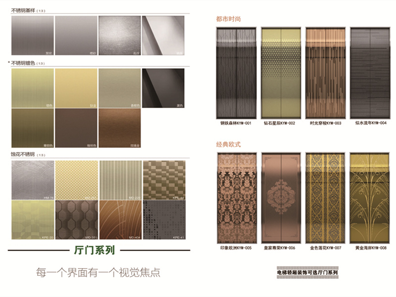 厅门 都市时尚与经典欧式