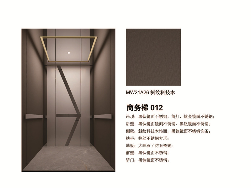 商务梯 科技木斜纹