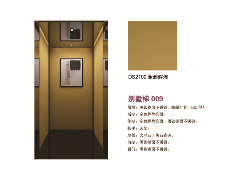 别墅梯 金碧辉煌